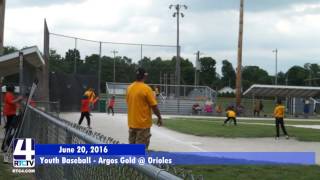 Youth Pony Baseball - Argos Gold vs Rochester Orioles