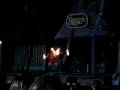 Polynesian Fireknife show at Luau in Oahu he drops the knife