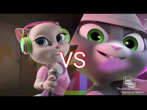 talking tom and friends Becca sparkles vs Angela