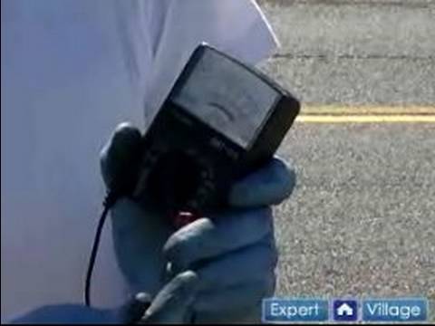 how to use a multimeter to test a car battery