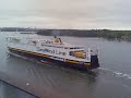 Under insegling mot Stockholm ombord på M/S Silja Symphony. Möte sker med M/S SeaWind, en ropax ursprungligen levererad till Trave Line som M/S Svealand för bl.a Helsingborg-Travemünde. Nostalgi från Öresund möter man på många håll.:)