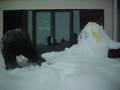mikal at the snow