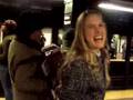 Eili does Bei Mir Bist Du Schon accordion duet@ Union Square