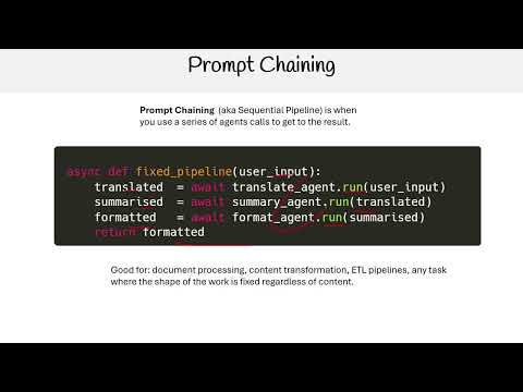 Claude Certified Architect - Prompt Chaining