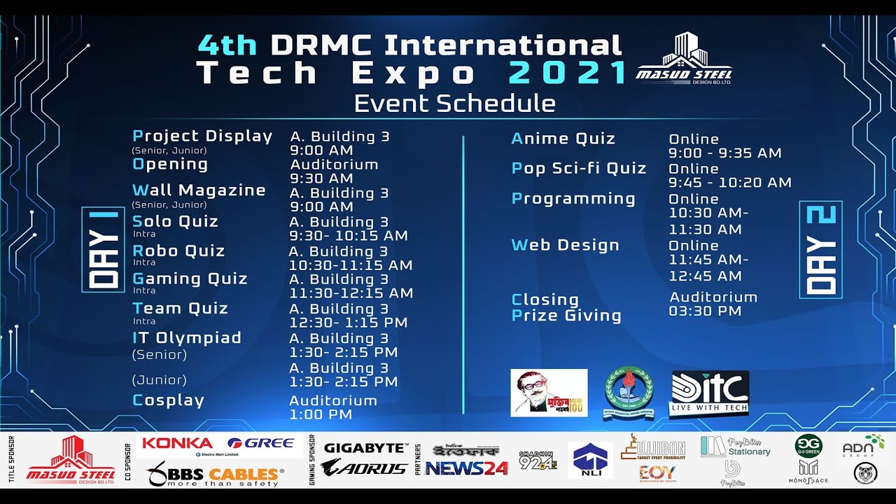 Promo of the 4th DRMC International Tech Expo 2021