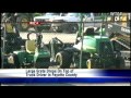 Large Grate Falls On Truck Driver