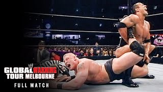 FULL MATCH: The Rock vs. Triple H vs. Brock Lesnar | WWE Title Match: Global Warning 2002
