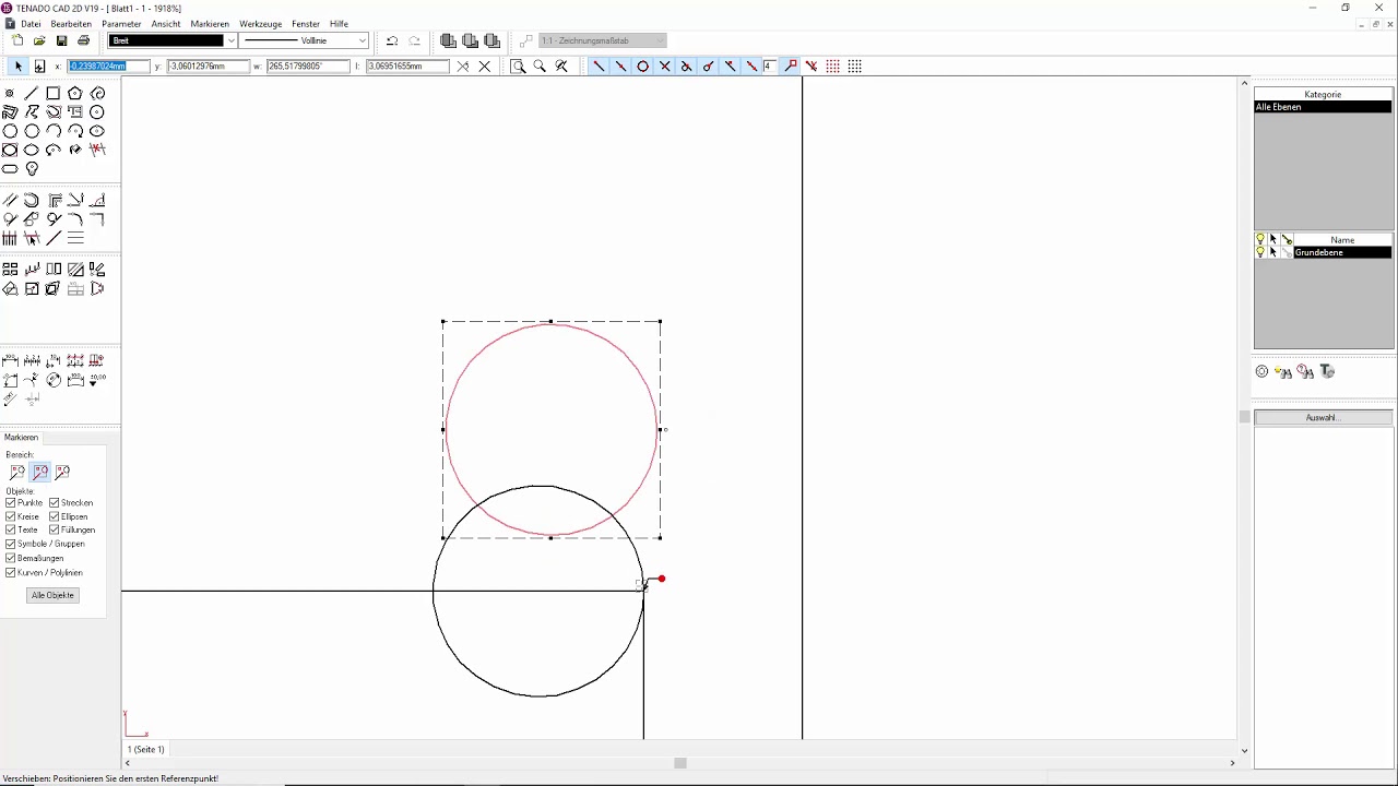 TENADO CAD 2D | Flansch konstruieren