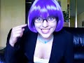  supadupaflygirl visits purple hair shrink olgakay internet fame featured on youtube short film sketch crazy hot girls lisa nova