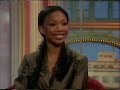 brandy, bernadette peters and paolo montabon promote cinderella on the rosie odonnell show