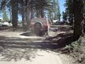 white bark vistal trail catching red jeep xj