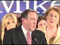 Mike Huckabee Iowa Caucus victory highlights