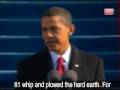 奧巴馬 就職演說 (英文字幕) -1/2 Obama Inauguration Speech (Subtitled) 1/2