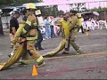 bomberos en accion