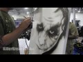 He is a canvas that Fred Sicoli of Killer Kreations painted at a bike expo in Oaks PA.