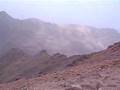 Descente du Mt Toubkal dans l'atlas marocain.