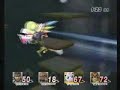 SSBB ganondorf vs Snake vs Jigglypuff vs captain falcon