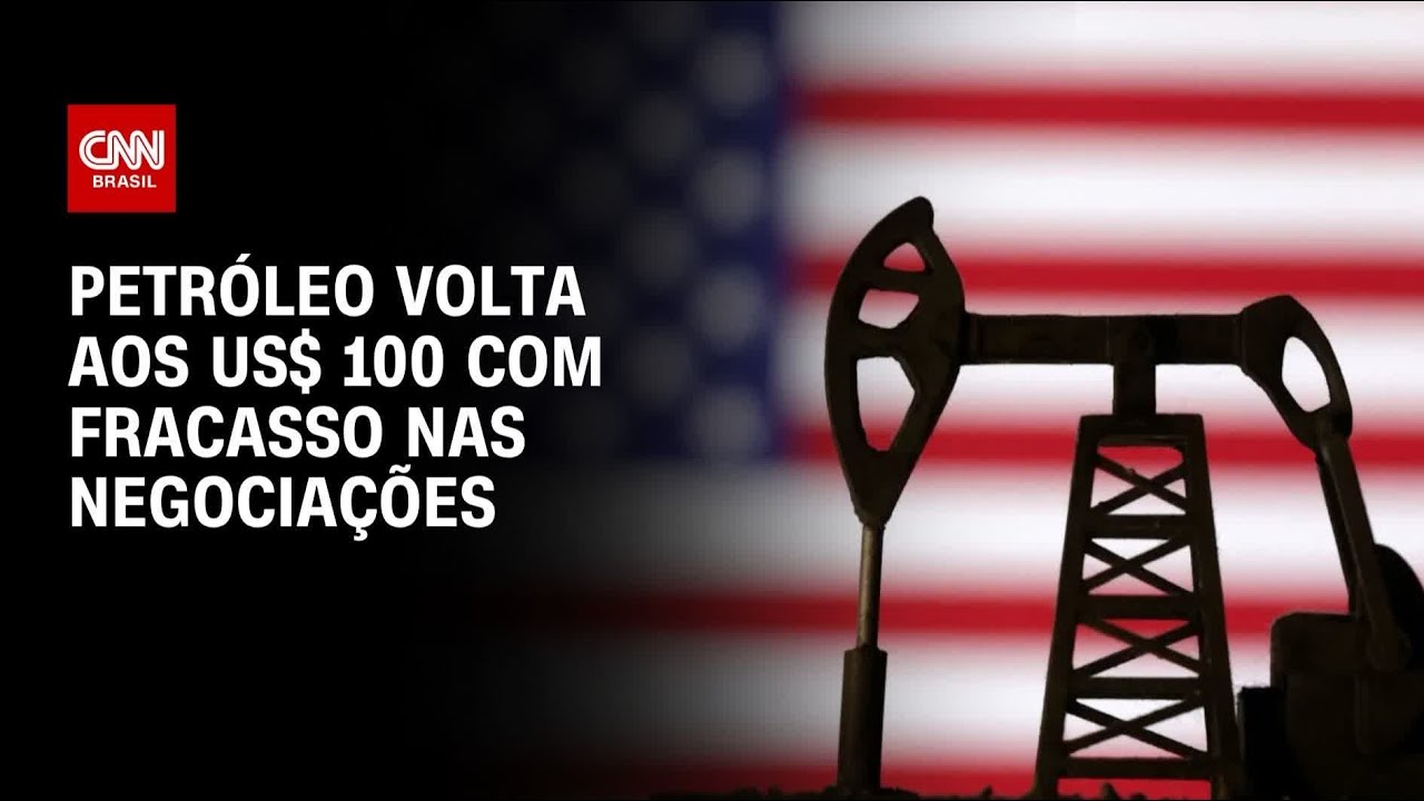 Petróleo dispara e volta aos US$ 100 após fracasso das negociações | CNN NOVO DIA