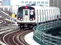 R160B #8802 (W) Leaving 39th Av(Alstom Onix)