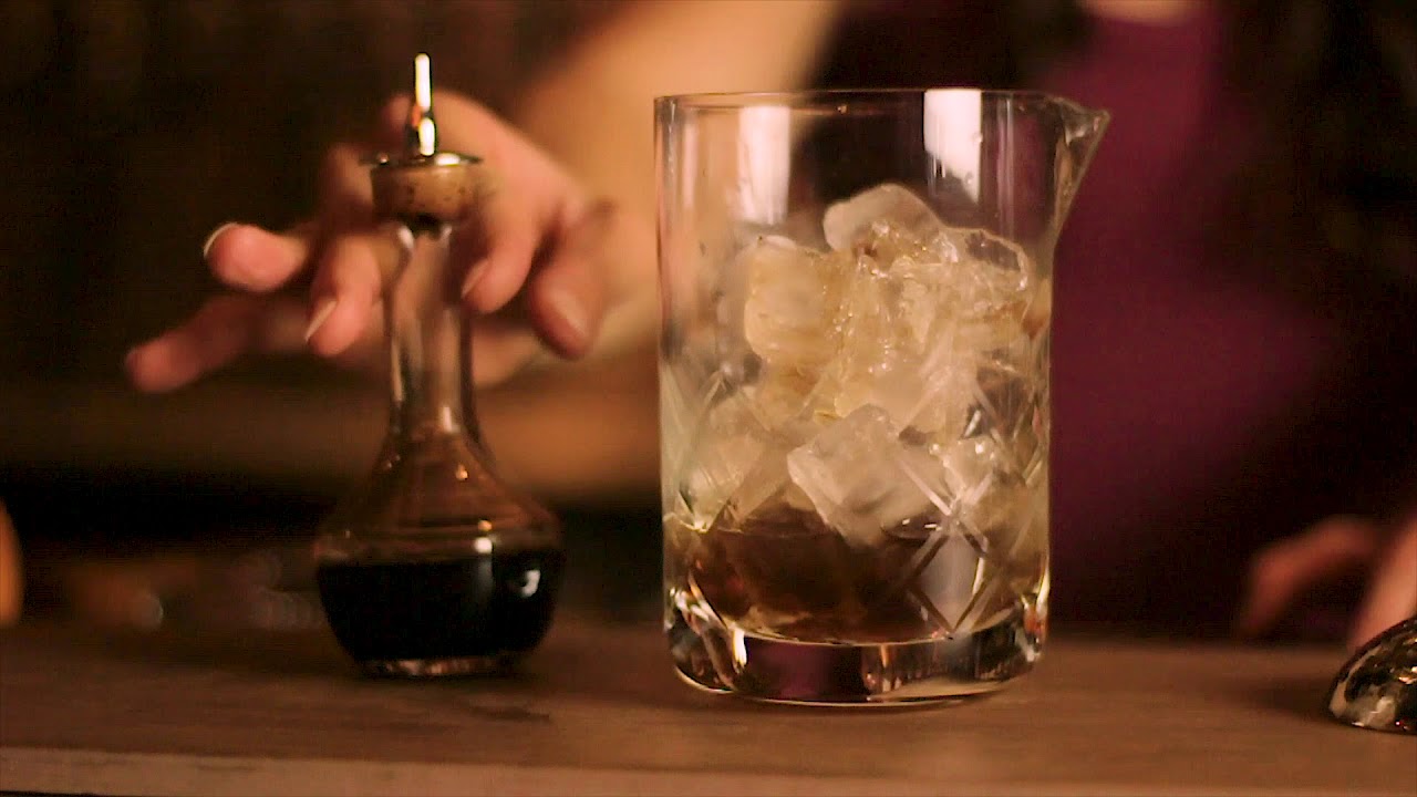 Smoked Old Fashion Cocktail