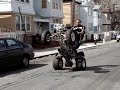 doin wheelies on our dead end block in corona queens new york f@$k the cops