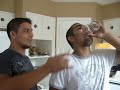 sam and giovanni drinking eggs