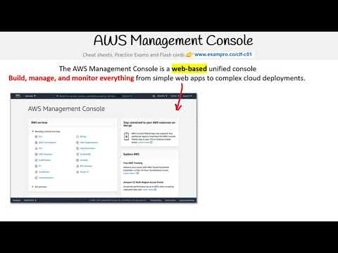 CLF-C01 — AWS Management Console