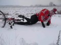 The best cyclocross crashes on the snow