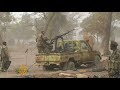 New pictures have emerged which appear to show the advance of South Sudanese troops on the town of Heglig. South Sudan has since withdrawn its soldiers from Heglig, after days of fighting with the Sudanese army. Peter Greste reports.