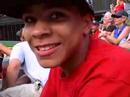 Boy who caught Youkilis\