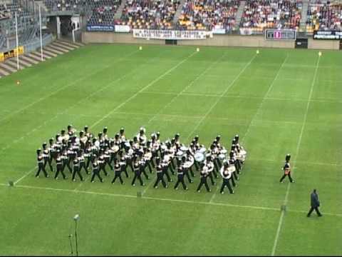 wmc - Drum- en Showband Adest Musica, Sassenheim - Nederland. Optreden van de Seniorband tijdens het WMC te Kerkrade op 2 augustus. Het eerste nummer is