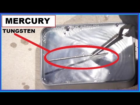 Mercury Vs Tungsten - World's HIGHEST Surface Tension