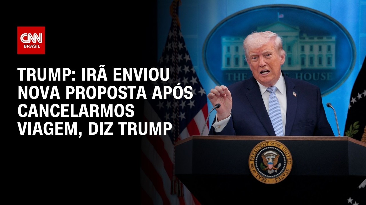 Guerra no Oriente Médio: Irã enviou nova proposta após cancelarmos viagem, diz Trump | BOLETIM CNN