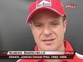 Rubens Barrichello had a horrific crash during practice for the 1994 San Marino GP at Imola. This video contains two different angles + 1 slowmo, and an interview with him in 2004 reflecting on the accident.