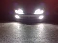 this is a video from my nissan 1998 200sx se-r with hid headlight and fog lights 6000�k plus led bulbs on all car. hope you like it.