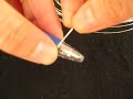 How to make ear wire earring hook