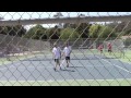 santa barbara high's boys tennis team defeats viewpoint in a cif division 1 second-round match..