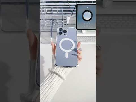 Оригінальний прозорий чохол Clear Case with MagSafe для iPhone 14 Pro Max - фото 1 - id-p2042516935