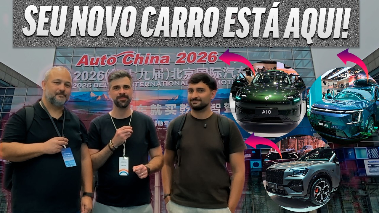 SALÃO DE PEQUIM 2026 APRESENTA O CARRO SERÁ VENDIDO NO BRASIL AMANHÃ