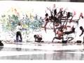 ActionPainting in Design Festa Vol.20