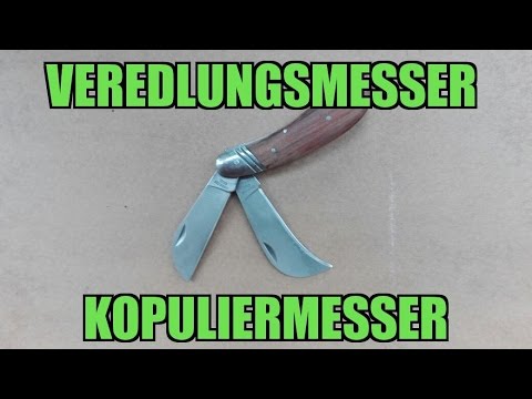 Veredelungsmesser | Kopuliermesser | Gartenmesser || Unboxing & erster Eindruck