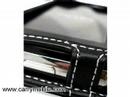 CarryMobile Leather case for LG KE850 KE 850- Sleeve(Black)