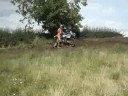 Tom fallin off his bike