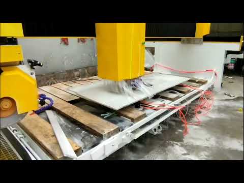 4 Axis CNC Bridge Saw for Kitchen Countertops & Vanity Tops