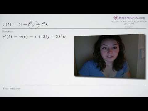 how to velocity vector