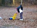 Gracie + Tire Swing + Toy Mower = FUN! Gracie + Tire Swing + Toy Mower = FUN!