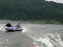Zach and Trevor tubing