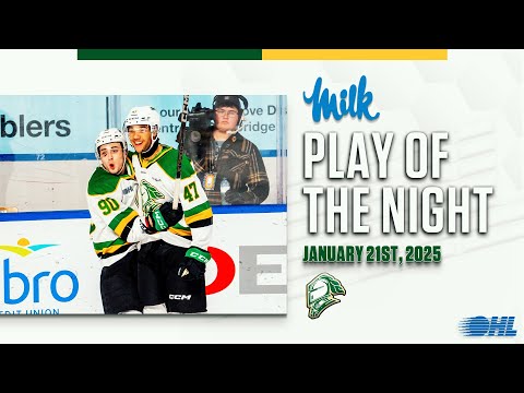 OHL Play of the Night presented by MilkUp: Montgomery Stays Hot
