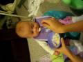 videos de Giuliana eating Rice Cereal #2