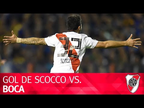 Gol de Nacho Scocco en el Superclásico